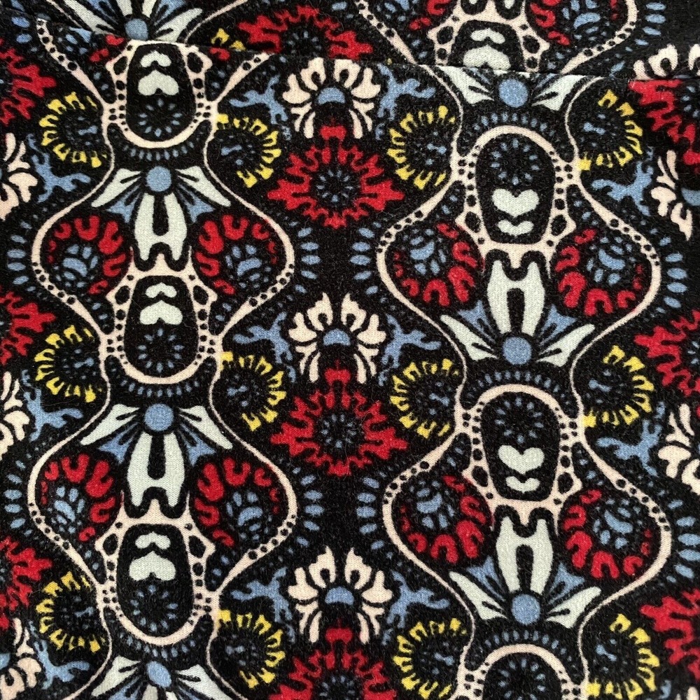 Lularoe TC Women's Leggings Soft Pants Tall Curvy Black Red Blue Yellow Print
